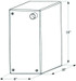 ICON TECHNOLOGIES 12729 FRESH WATER TANK 18X16X8 10G