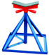 BROWNELL BOAT STANDS KS1 KEEL STAND V-TOP 20-32 IN