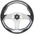 UFLEX GRIMANI B/S/VE STEERING WHL-BLACK GRIP SILVR