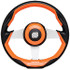 UFLEX GRIMANI O/S STEERING WHL-ORNG GRIP SILVER