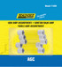 SEACHOICE SC11359 5PC LOW AMP AGC GLASS FUSES