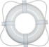 TAYLOR 2020108350 RING BUOY 20" WHITE FOAM