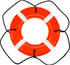 TAYLOR 2020108365 LIFE RNG POLY ORANGE 30" SOLAS