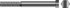 SEACHOICE RP-MP0085SC 5/16-18 X 3 HEX BOLT 2/BG