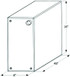 ICON TECHNOLOGIES 12733 FRESH WATER TANK 48X16X8 25G