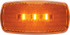 OPTRONICS MCL32ABP LED MARK LIGHT OVAL AMBER