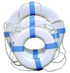 TAYLOR 2020108354 RING BUOY 17" WHT DECORATIVE