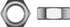 SEACHOICE RP-SC31310 1/4-20 FINSHD HEXNUT 316 100BG