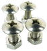 SEACHOICE RP-MP9709SC 1/4-20 LSCNCEPLATE MS&NUT 4/BG