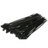 SEACHOICE 14171 BLK NYLN TIE W/HOLE 8"(100PK)