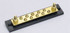 COLE HERSEE M-449-BP FUSE BLOCK TERM.10 GANG CARDED