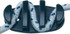 PANTHER 558200 ROPE CLEAT DIE CAST CHR. 2/CD