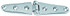 PERKO 0120DP2CHR 6 STRAP HINGES C/P BRASS PR