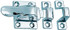 PERKO 1102DP2CHR CUPBOARD CATCH W/OFFSET STRIK