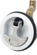 PERKO 1091DP1WHT HATCH PULLS FLUSH LOCK WHITE