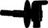 JR PRODUCTS 04-62415 DUAL BARBED DRAIN COCK BLACK