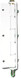 REICO-TITAN PRODUCTS 11531 EZ SWING BRACKET WHITE PAIR
