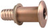 PERKO 035006ADPP THRUHULL CONNECTOR 1-1/8 BRZ