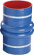 TRIDENT HOSE 274V8000SS TRI SIL DBLE HMP/CLAMPS 8"
