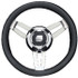 UFLEX MOROSINI U/CH/B STEERING WHL BLK POLY CHROME