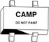 CAMP ZINC W24SQ STRAP ZINC 1-1/4X6X12