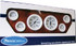 FARIA INSTRUMENTS KT9797 GAUGE SET 6 DRESS WHITE STYLE
