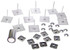 SOUNDOWN  HPAD25DK10 ALUM PIN KIT 2-1/2IN 10/BG