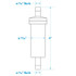SEACHOICE 21111 FUEL FILTER 5/16" BARB