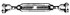 CHICAGO HARDWARE 030731 TURNBUCKLE J&J GALV 1/2IN X 6I