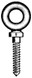 CHICAGO HARDWARE 089050 EYEBOLT SHLDR SCREW 1/4 X 2