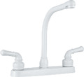 DURA FAUCET DF-PK210C-WT KITCHEN HI-RISE WHITE