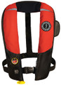 MUSTANG SURVIVAL  MD318302-123 HIT INFL PFD AUTO BLK/RED