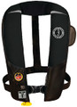 MUSTANG SURVIVAL  MD318402-13 HIT INFL PFD AUT BLK W/HRNS