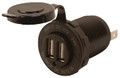 SEA-DOG LINE 426503 ROUND DUAL USB POWER SOCKET