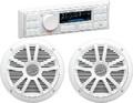 BOSS AUDIO SYSTEMS MCK500WB.6 MARINE RECEIVER SPEAKER PKG