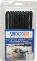 SEA-DOG LINE 301110010BK-1 TWISTED NYLON DL 3/8 X10' BLK