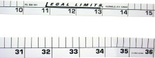 Legal Limits W24/36 Rod Rulers 1418-0003