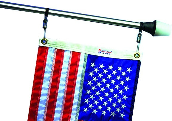 Du-Bro Stern Light Mount S.S. Flag Clip (2-Pack) 1502