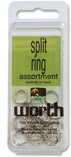 Worth 53101 Split Ring Sz1 Nic/Steel 0381-0015