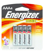 Energizer E92BP-4 Max Alkaline AAA 4673-0002