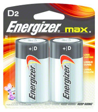 Energizer E95BP-2 Max Alkaline D 4673-0004