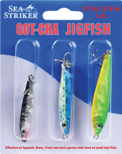 GOT-CHA JFA-3PK Jigfish Kit , 3 per 0029-2856