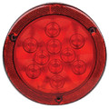 SEACHOICE 1153 LED TAIL RND 10 LEDS RFLX RED