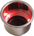 SEA-DOG LINE 588071-1 RED LED DRINK HOLDER W/DRAIN