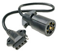 SEACHOICE 590-1001 7-5 WAY RD ADAPTER 18" CABLE