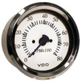 VDO 50-15161 8000RPM TACH OUTBOARD CHRO/WHT