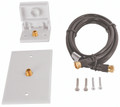 RV DESIGNER T201 TV HOOK UP KIT-WHITE