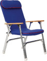 SEACHOICE 78511 PADDED DECK CHAIR W/RED PIPING