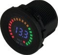 SEA-DOG LINE 421617-1 RAINBOW DISPLAY VOLTAGE METER