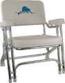 SPRINGFIELD MARINE 1080021-EMB DECK CHAIR W/ SAIL FISH EMBR.